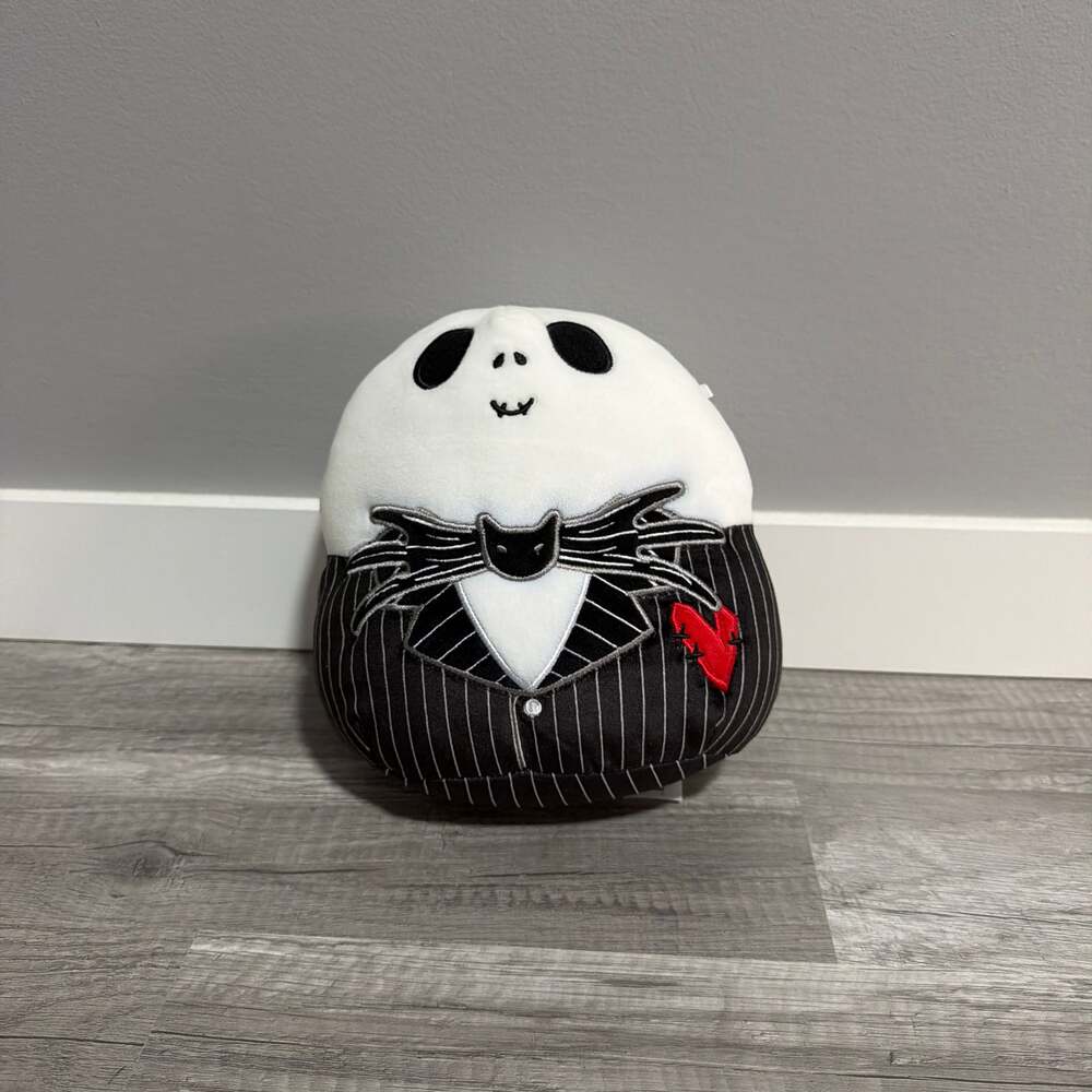 Squishmallows 8" Valentine Jack Skellington The Nightmare Before Christmas Plush